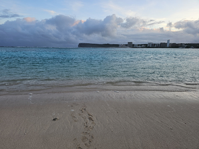 3/1/2023<br>This is a beach in Guam. I stopped here on the way to Truk and scattered some of Connie's ashes here.